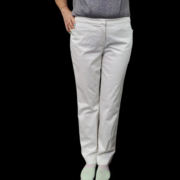 Loro Piana White Pants US sz6 IT sz 42